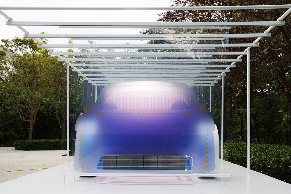 Lexus electric vehicle concept illustration
